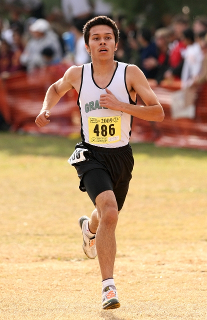 2009 CIF XC Boys D1-047.JPG - 2009 California CIF Cross Country Championships, Woodward Park, Fresno, California